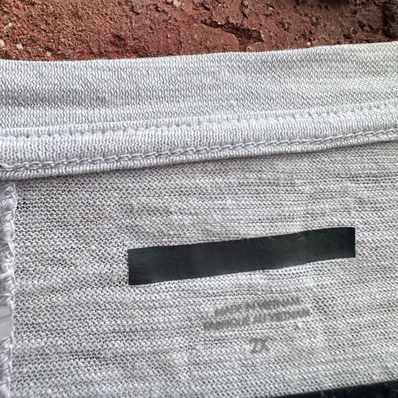 Eileen Fisher Womens $148 hemp Organic Cotton Slub V-Neck Boxy Top 2X NEW - Picture 2 of 8